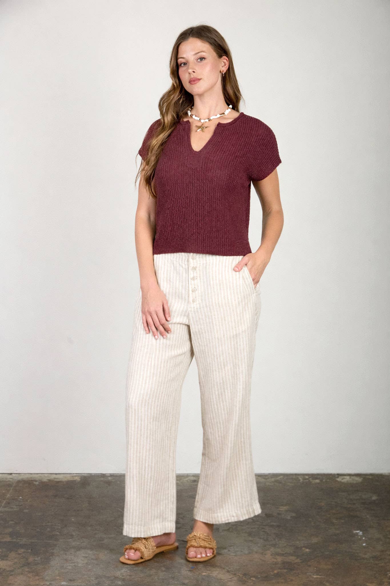 Maroon Fall Sweater