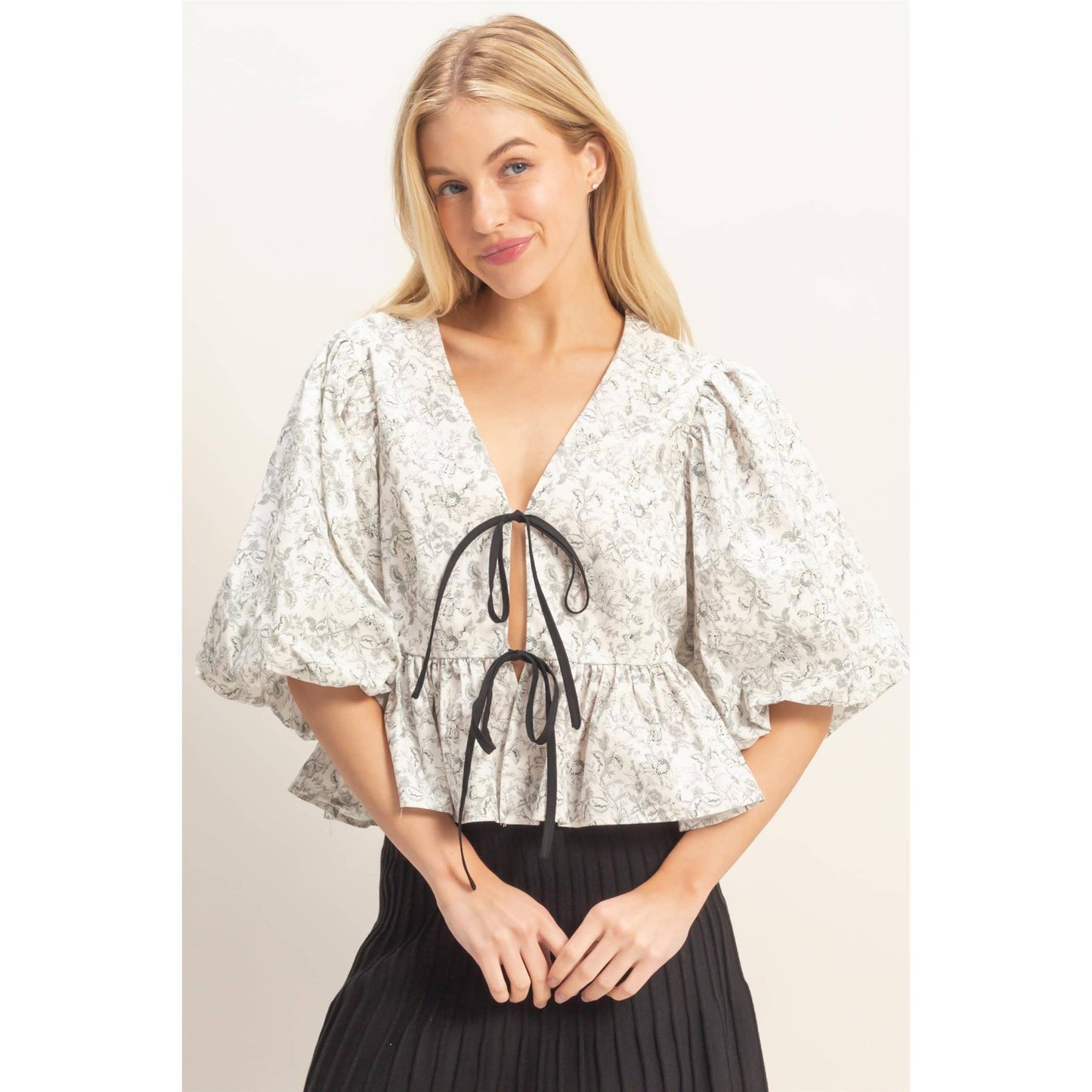 Meadow Tie Top