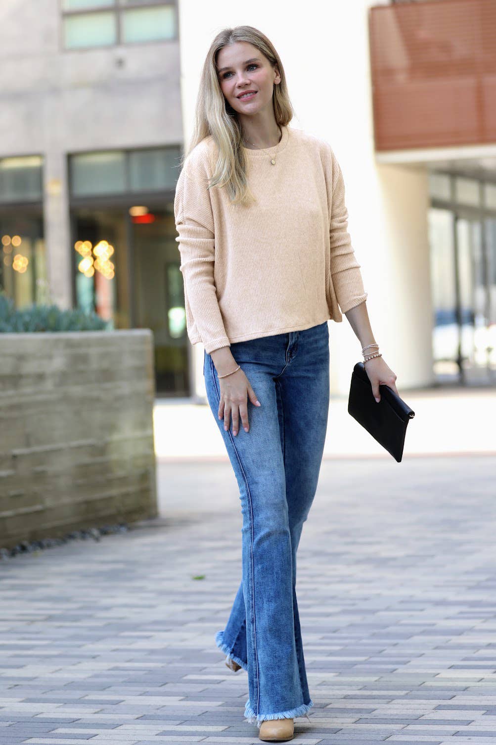 Comfy Coral Early Fall Top