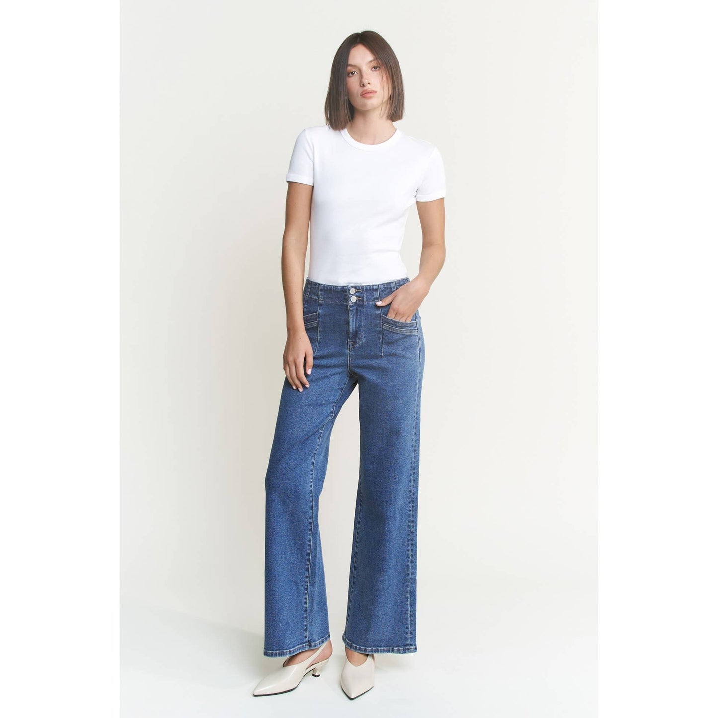 Blue Ridge Wide Leg Jeans