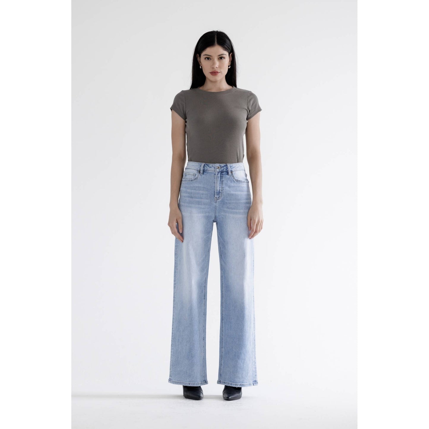 Daybreak Wide Leg Denim Jeans
