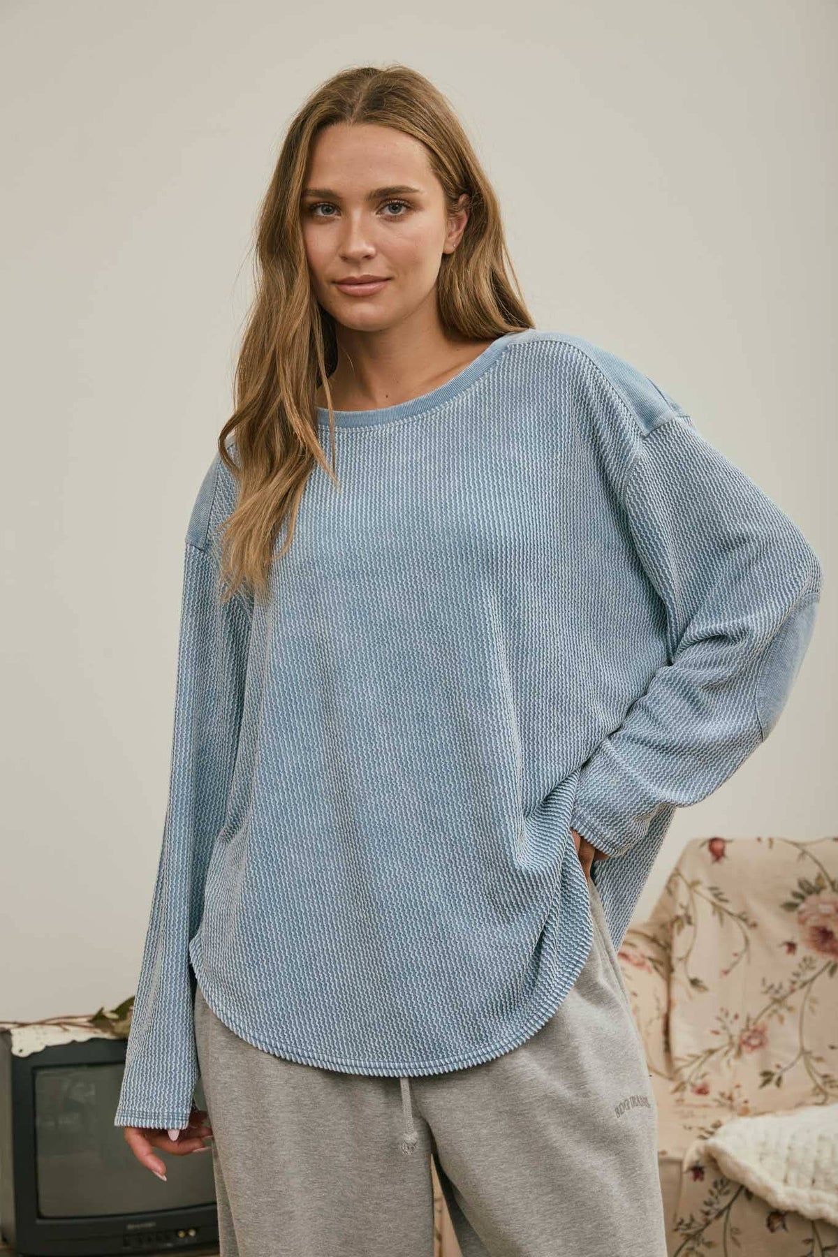 Light Denim Long Sleeve