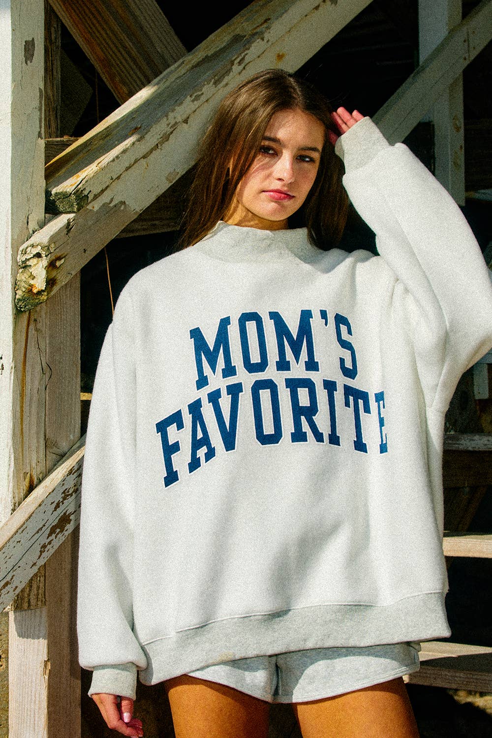 Mom's Favorite/Dad's Favorite Reversible Mockneck