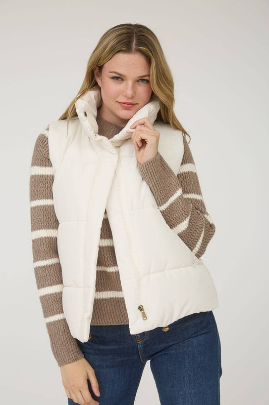 Pearly Vibes Puffer Vest