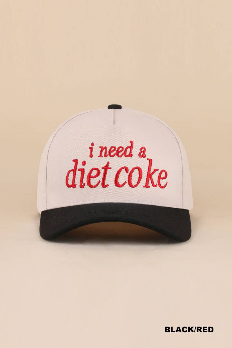 I Need A Diet Coke:Black/Red