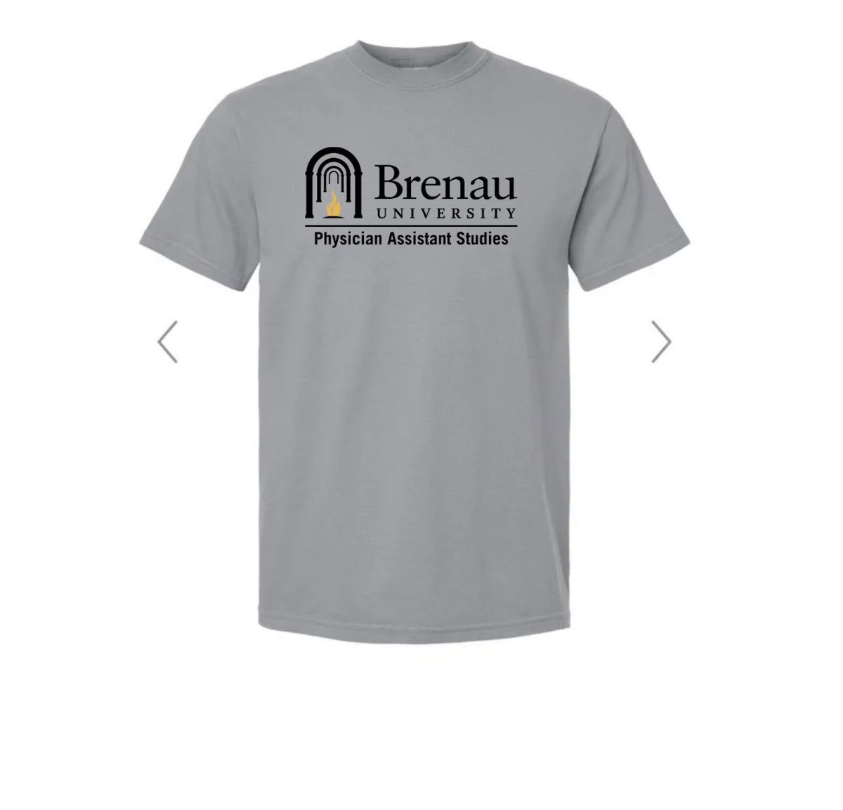Brenau Black & Gold Logo Tee (Comfort Color)