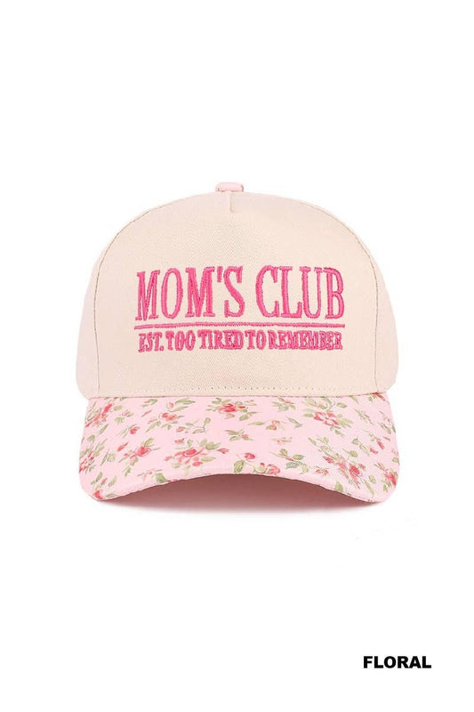 Mom's Club Cap: FLORAL