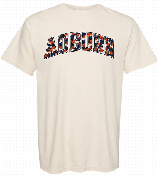 Auburn T-shirt (Orange/Navy Letters)