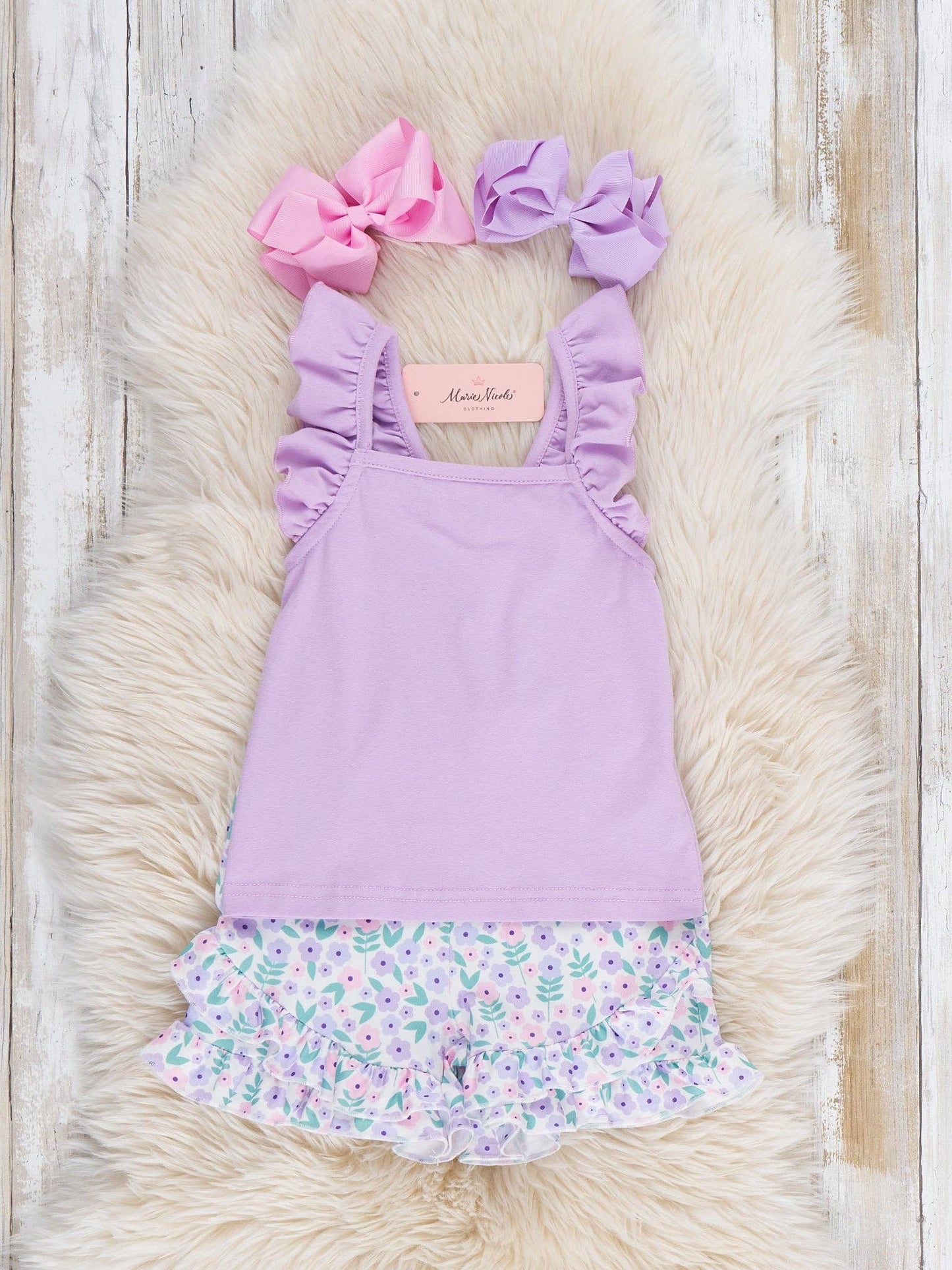 Floral Breeze Playdate Ruffle Outfit