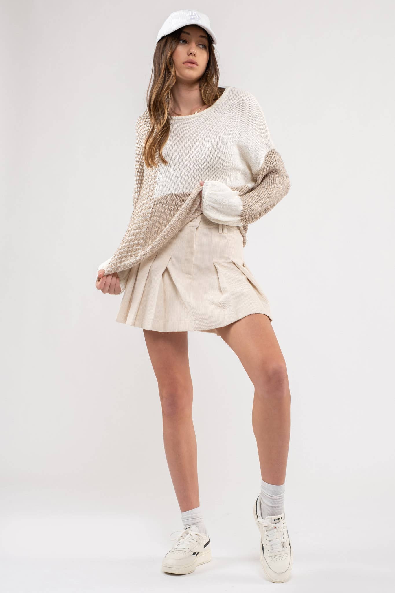 The Ivory Isley Back Tie Sweater