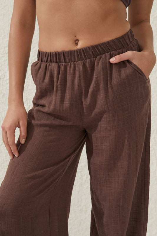 Brown Sandy Shores Pants