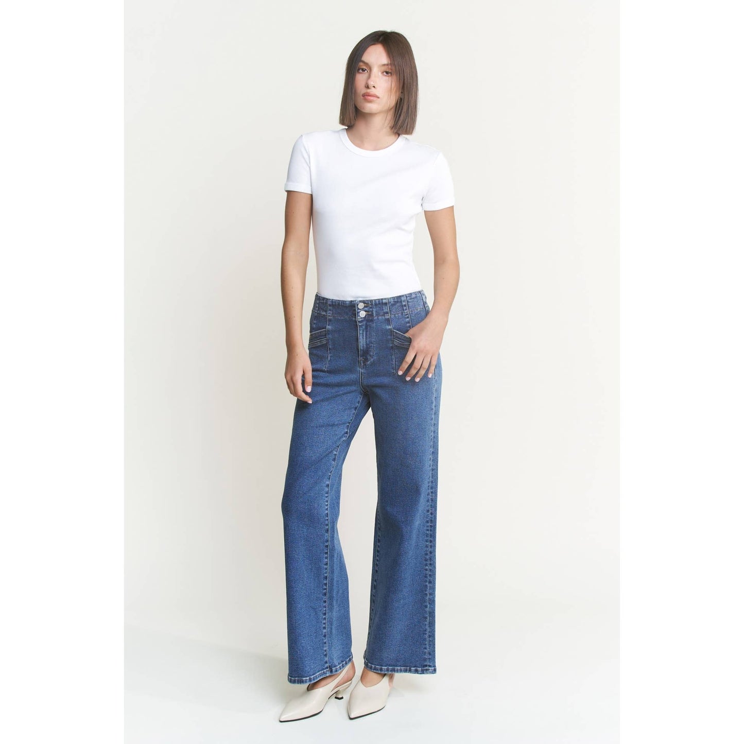 Blue Ridge Wide Leg Jeans