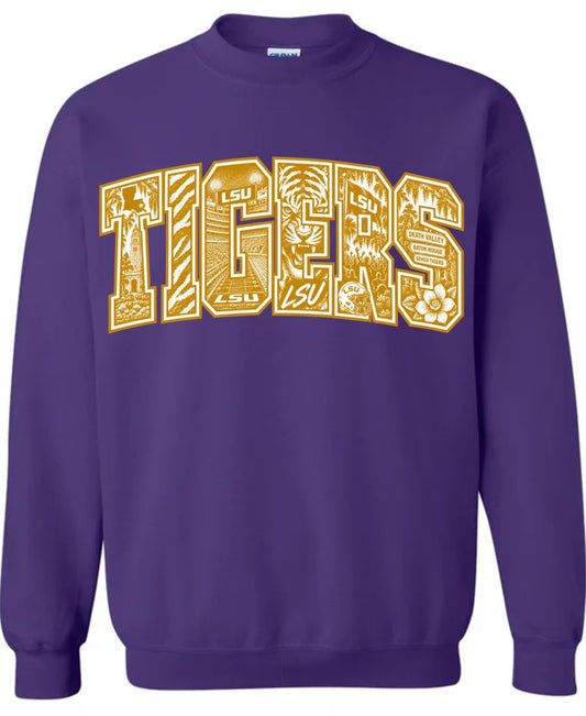 LSU Tigers Crewneck
