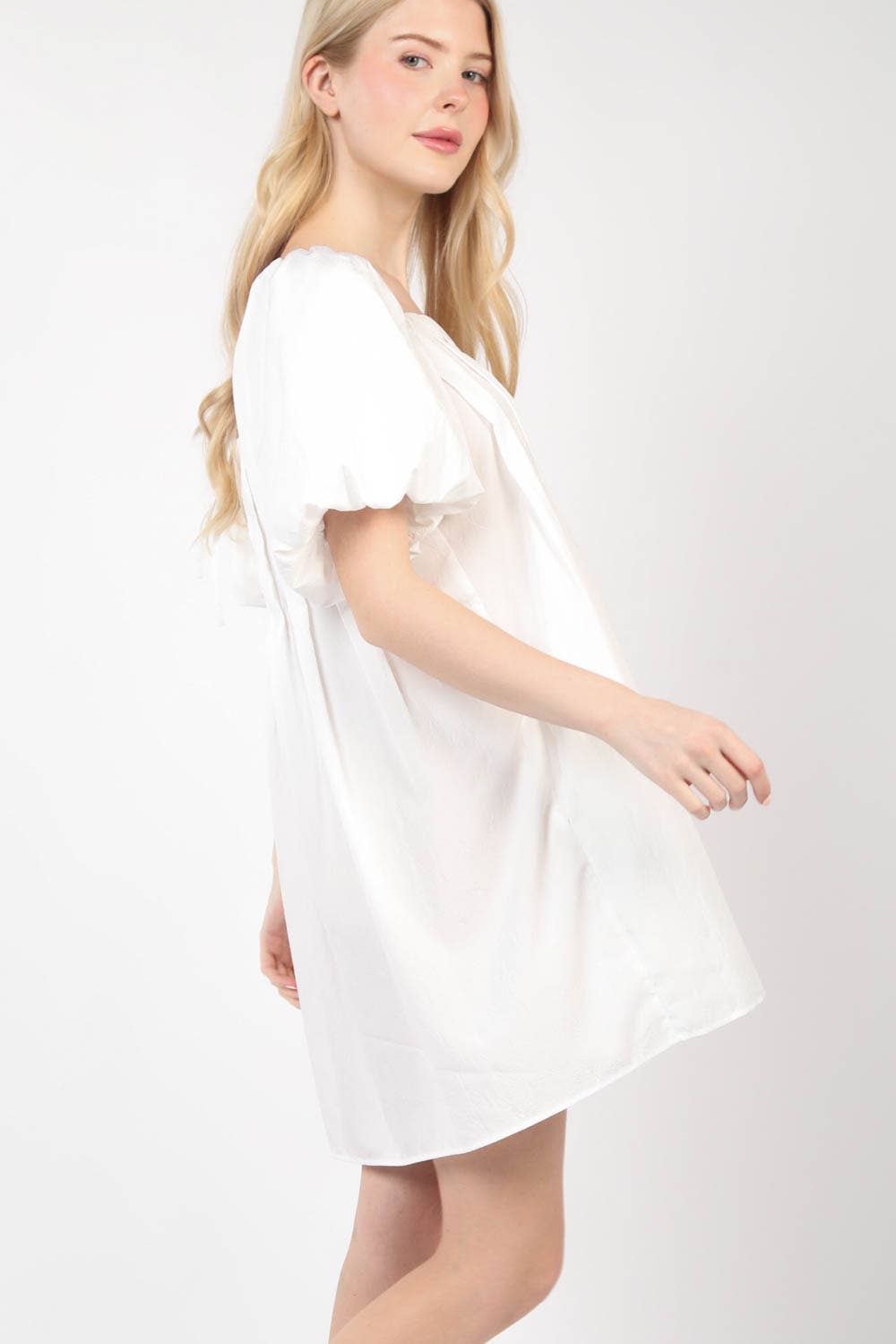 White Spring Mini Dress