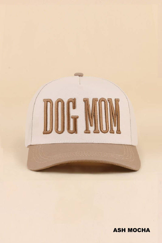 Dog Mom Hat: ASH MOCHA