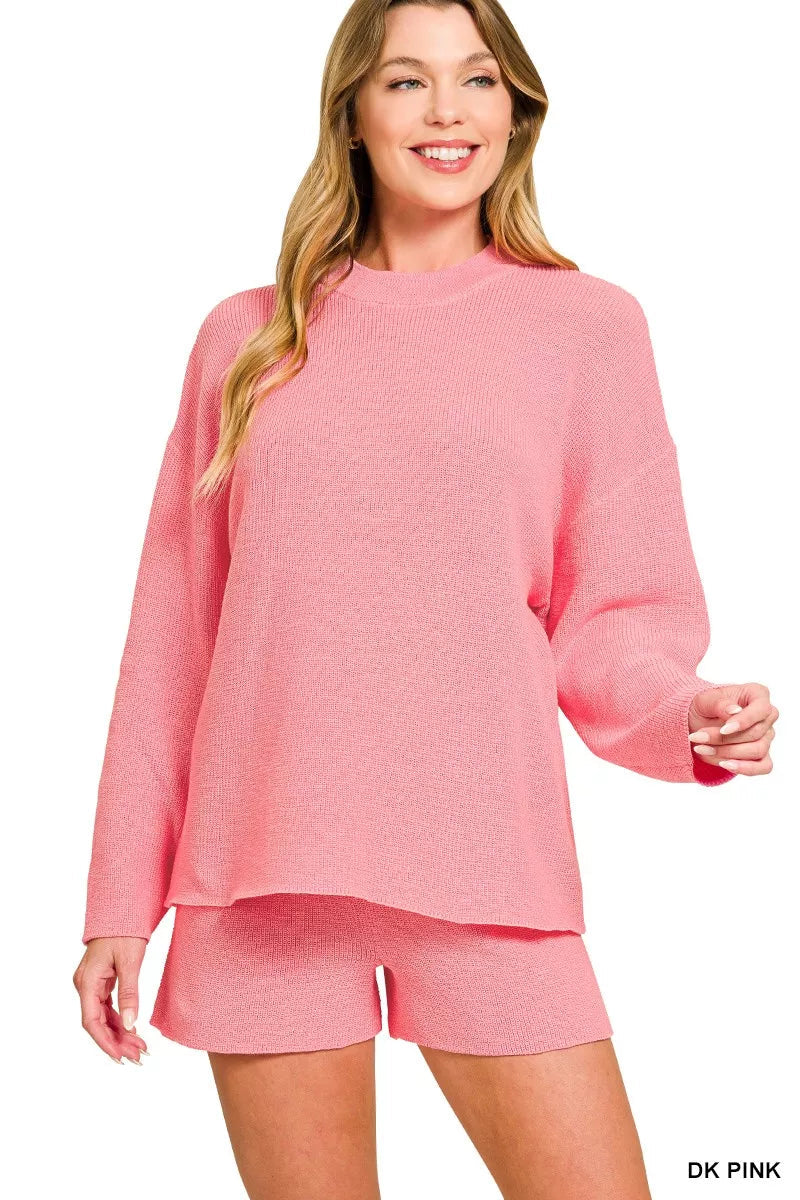 ALL SEASONS Sweater/Shorts Set