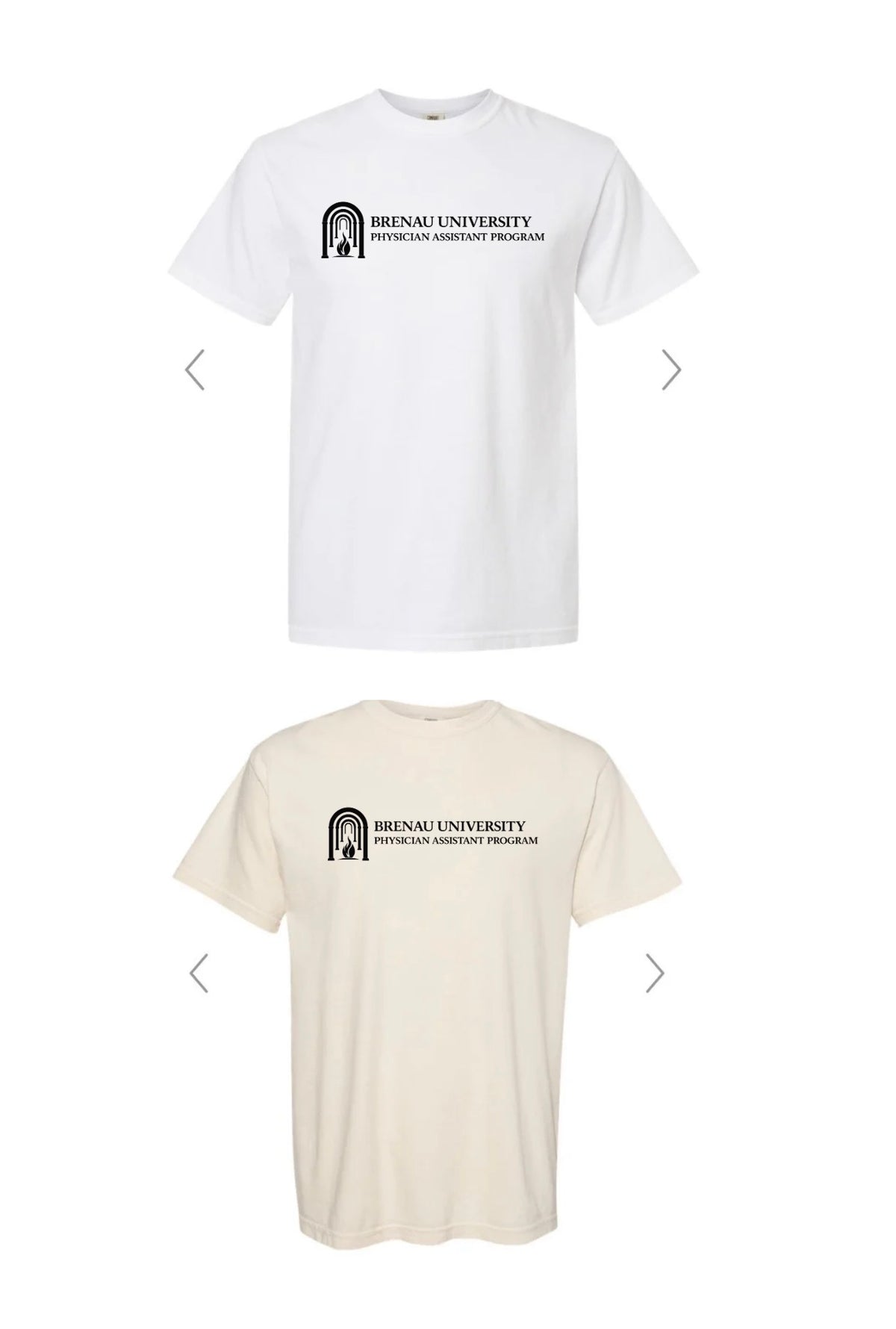 Brenau Black Logo Tee (Comfort Color)