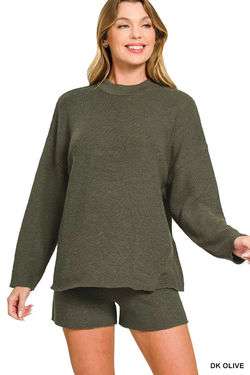 ALL SEASONS Sweater/Shorts Set