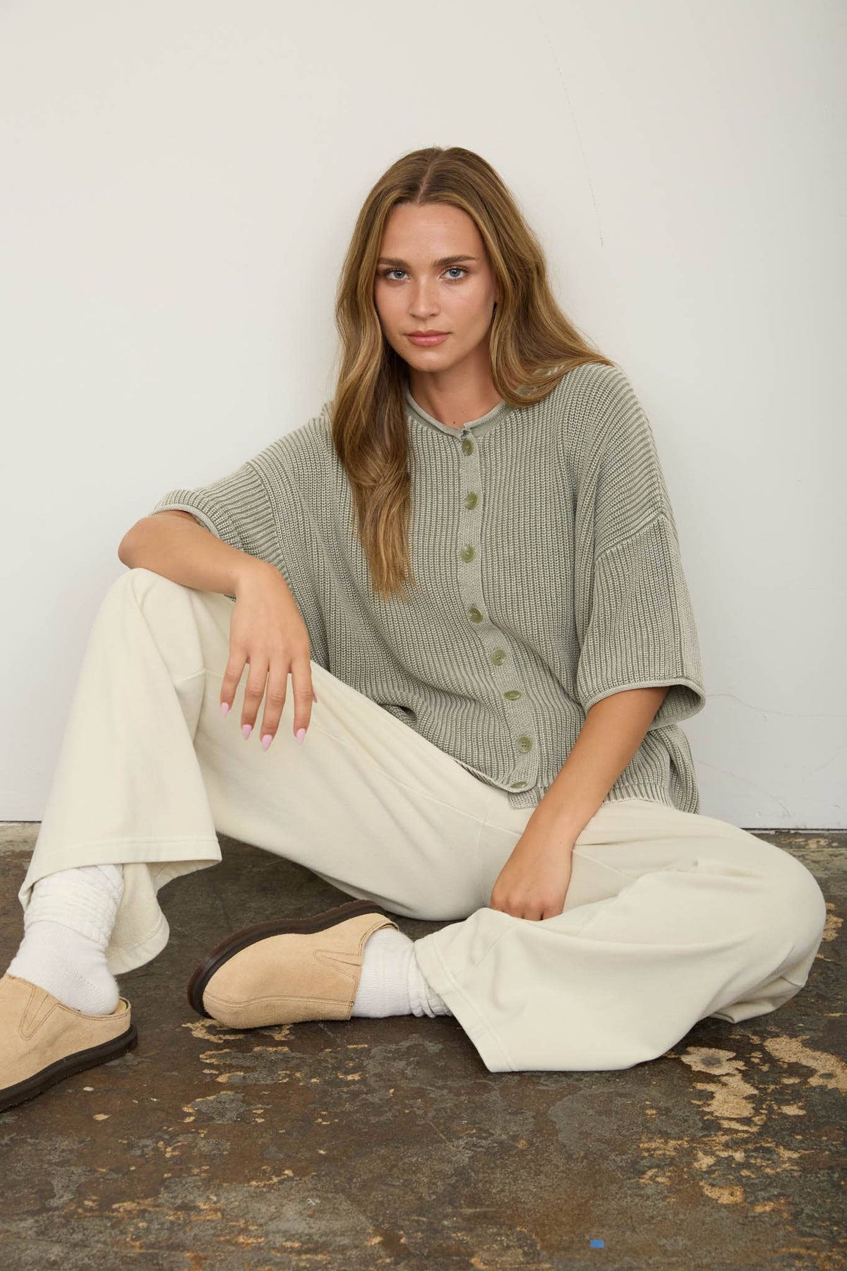 Sagebrush Button Sweater