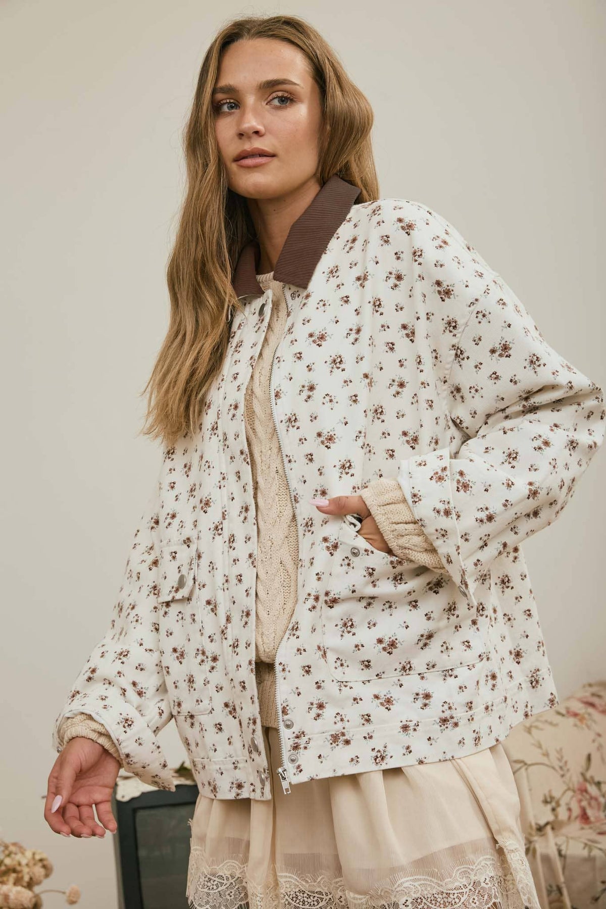 Floral Fall Jacket