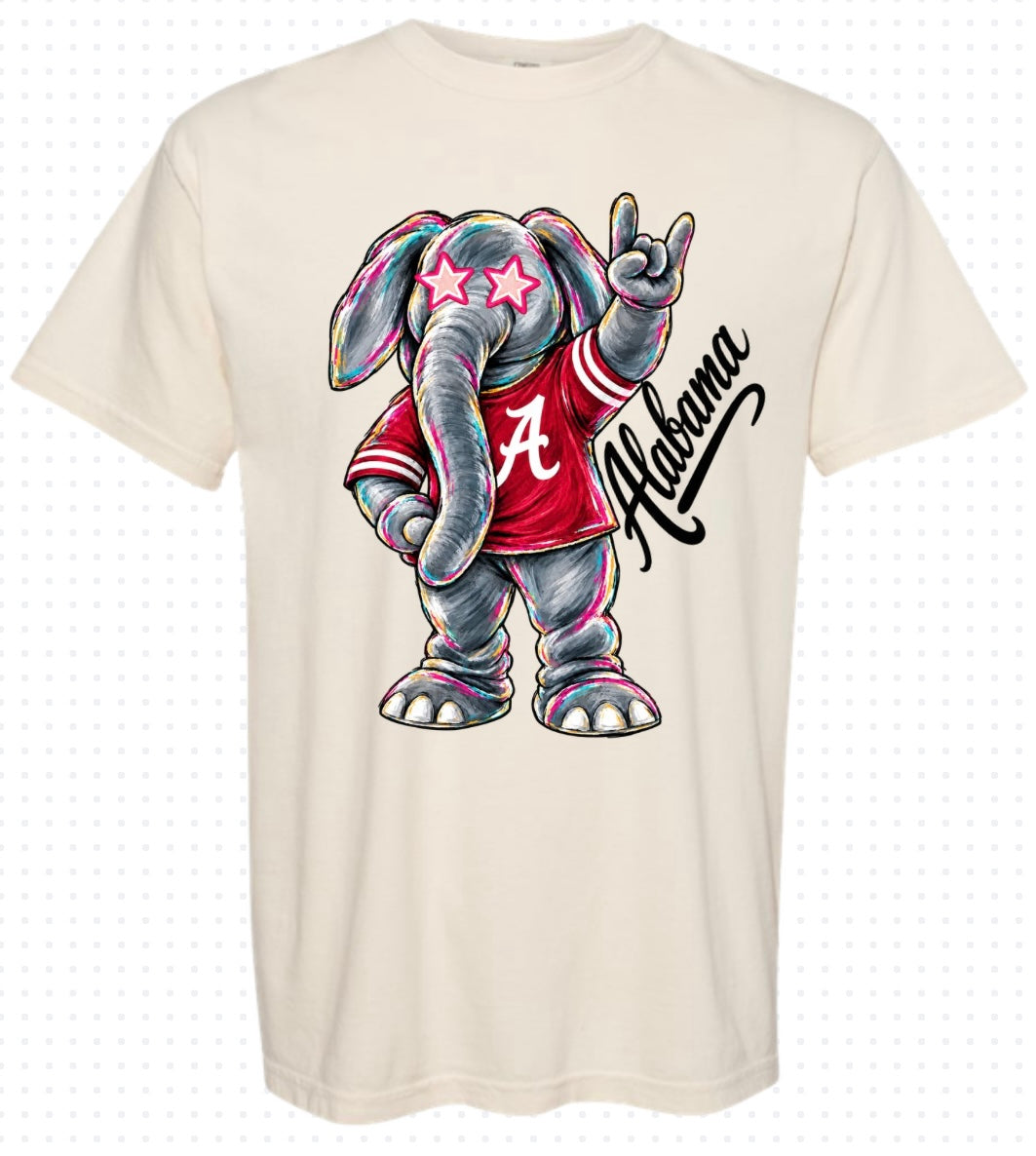 Alabama Big Al Water Color T-shirt