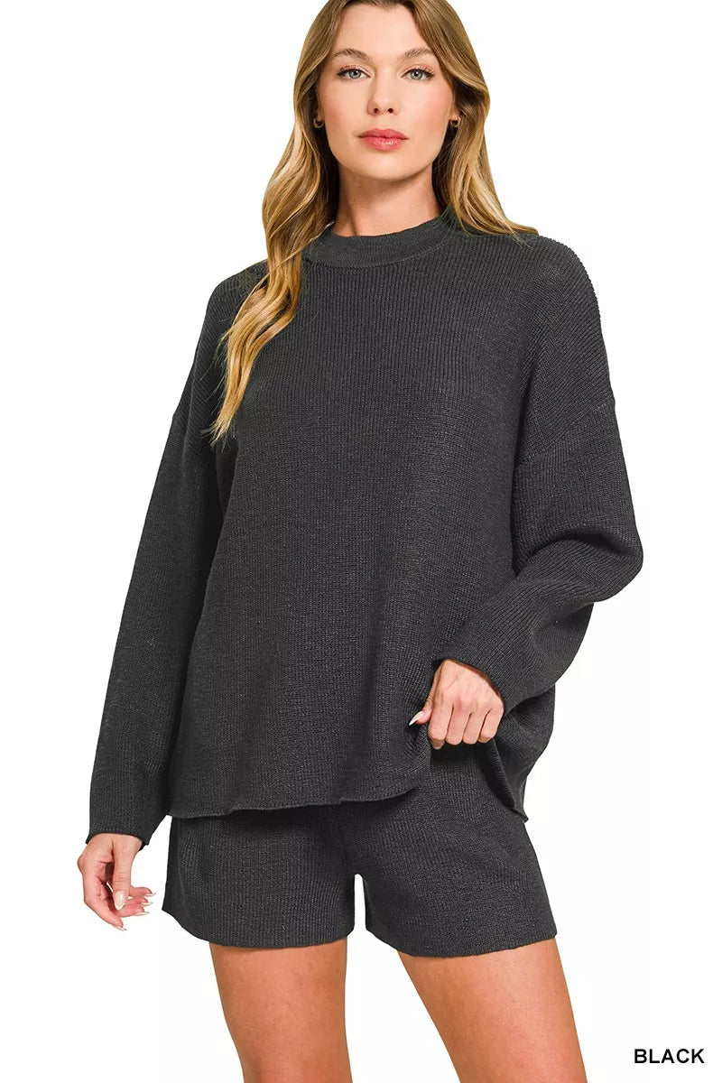 ALL SEASONS Sweater/Shorts Set