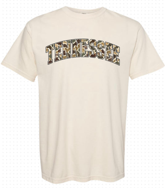 Tennessee T-shirt (Camo Letters)