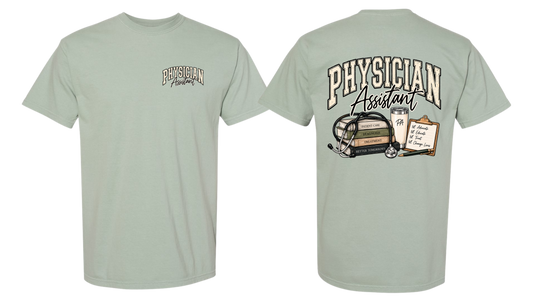 FUN PA T's  (Sage/Blue/Pink Front+Back)(Comfort Color)
