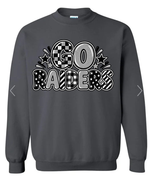 GO Raiders Charcoal Sweatshirt