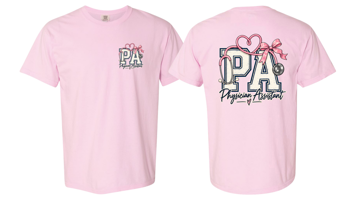 FUN PA T's  (Sage/Blue/Pink Front+Back)(Comfort Color)