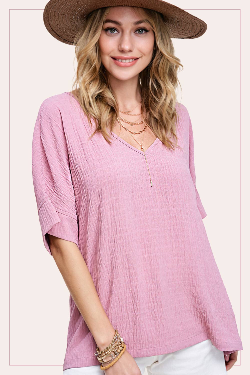 Pink Polly Loose Fit Short Sleeve: