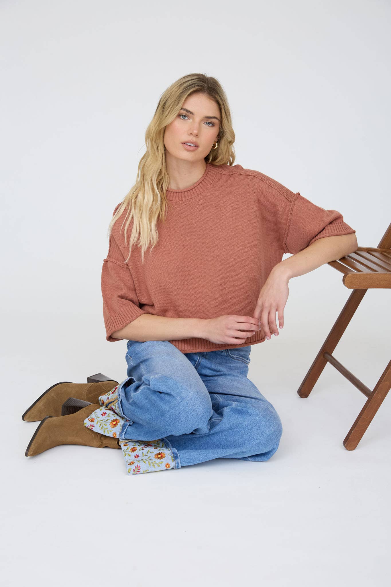 Sienna Short Sleeve Sweater