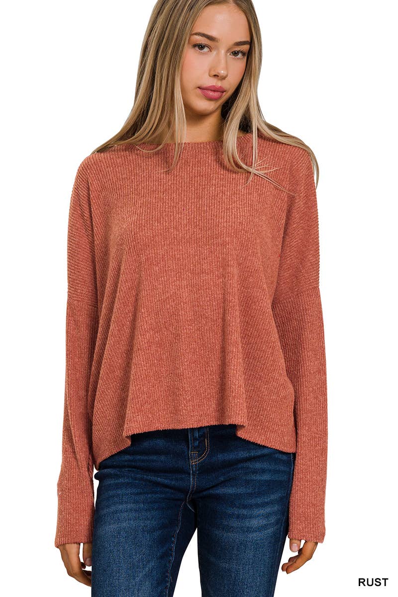 Comfy Coral Early Fall Top