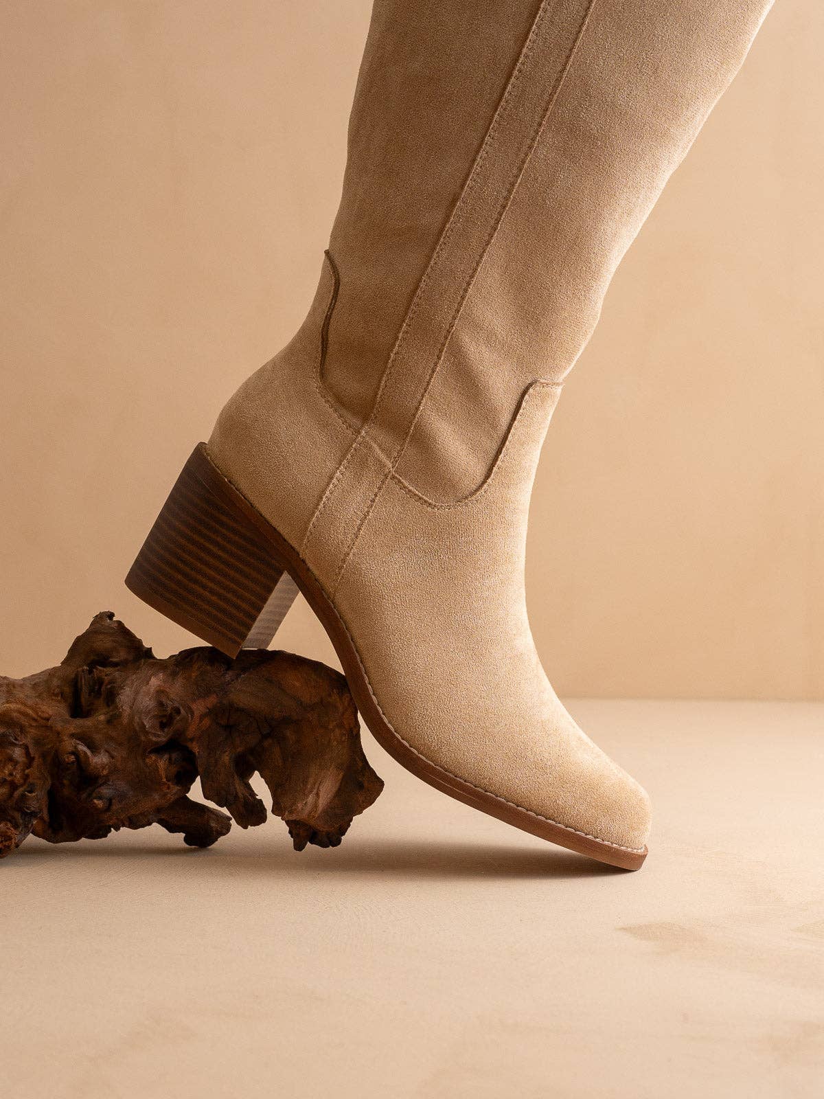 Casual Almond Riding Boots