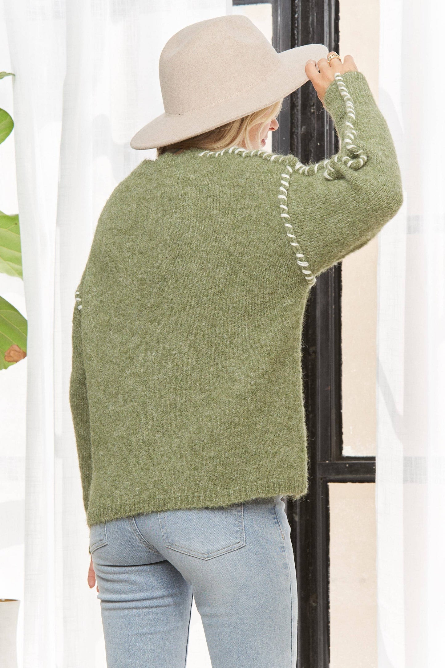 Sage Stitch Sweater