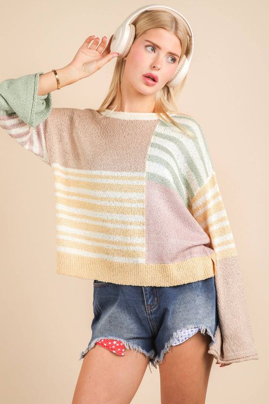 Sweet Pastel Sweater Plus Size