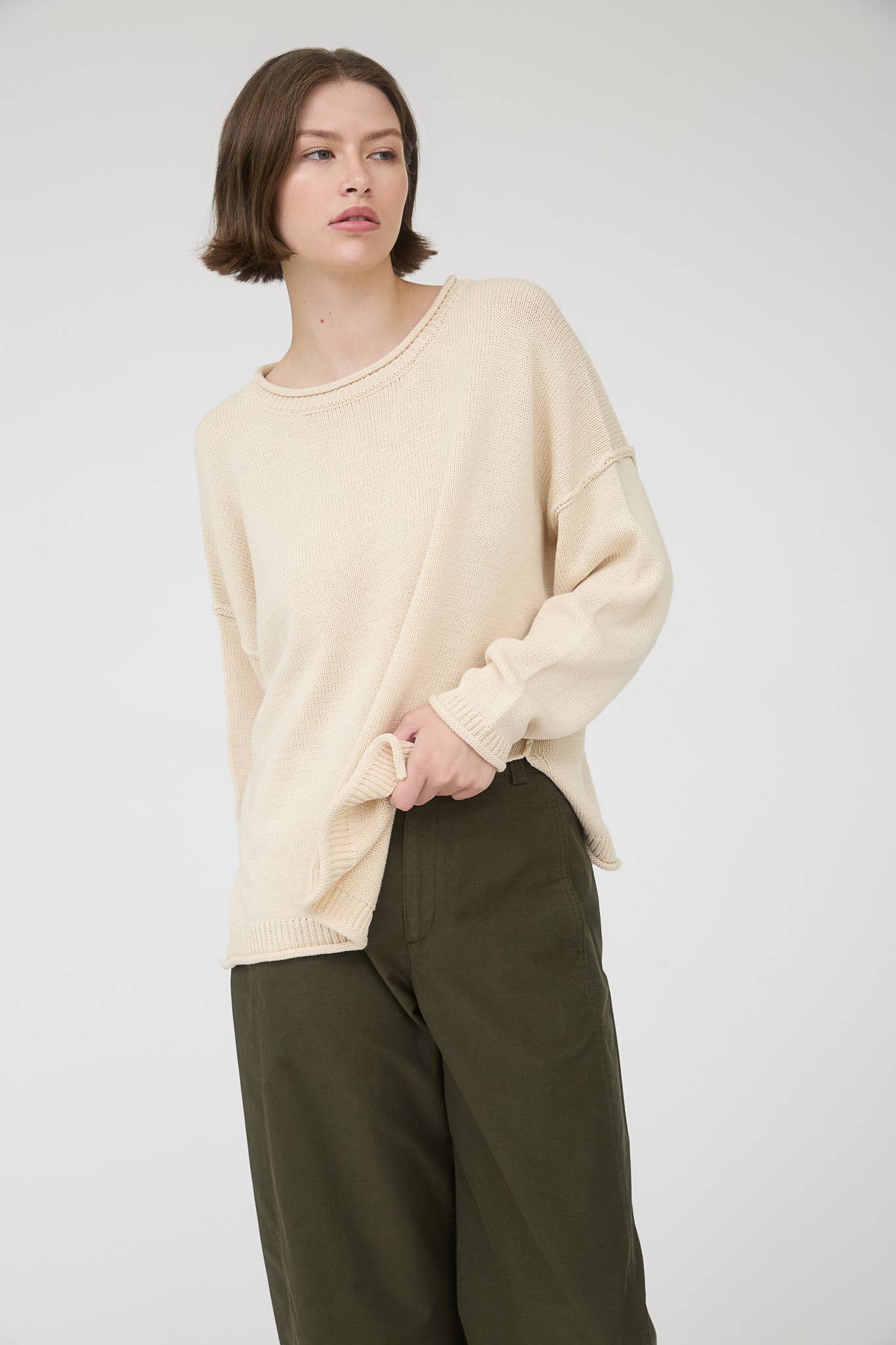 Oatmeal Drift Sweater