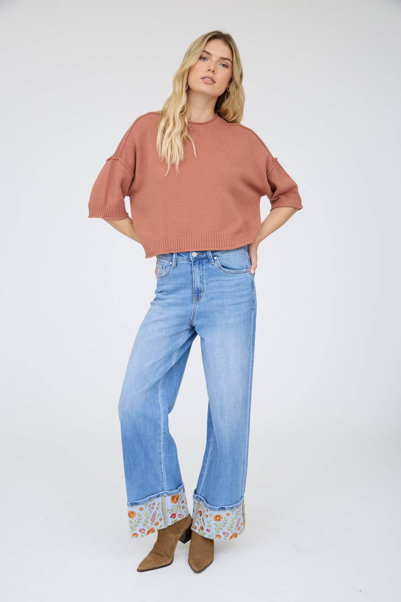 Sienna Short Sleeve Sweater