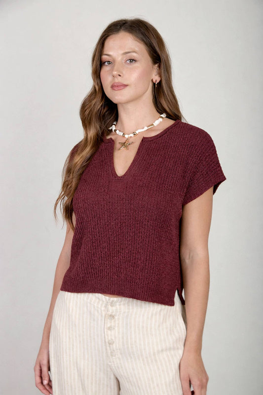 Maroon Fall Sweater