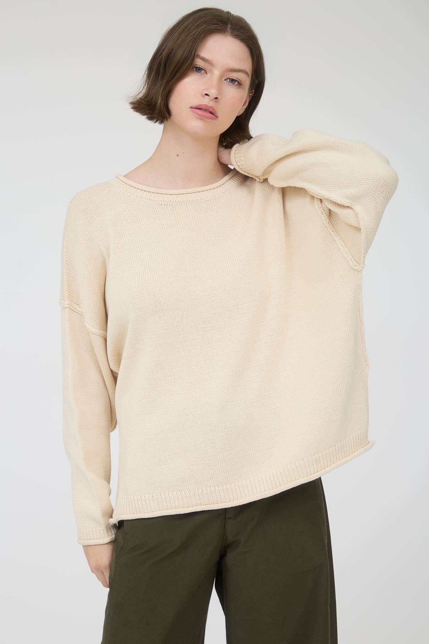 Oatmeal Drift Sweater