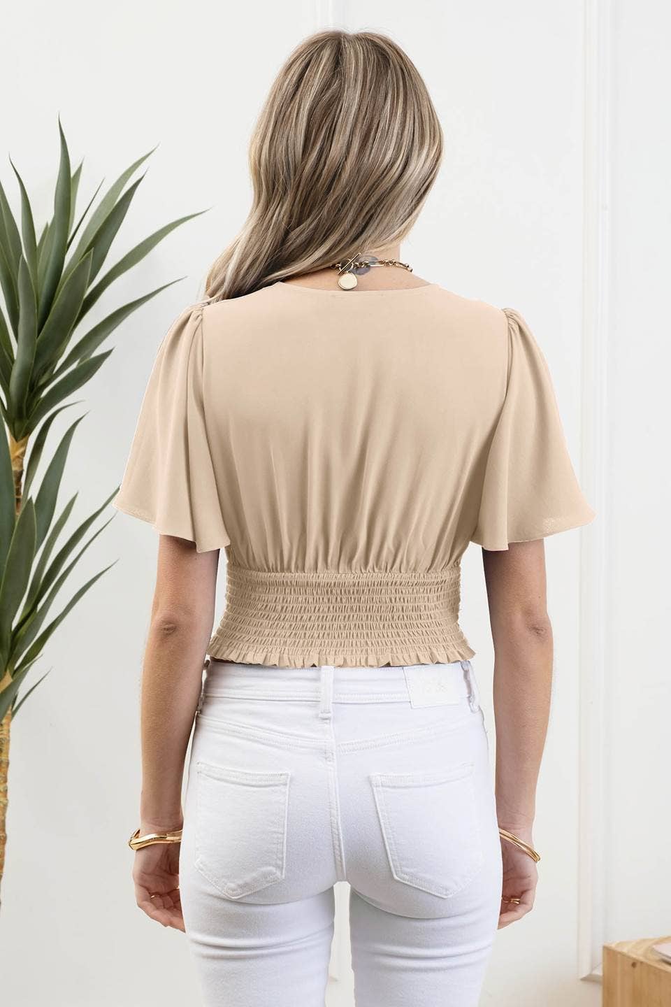 Night Out Taupe Top