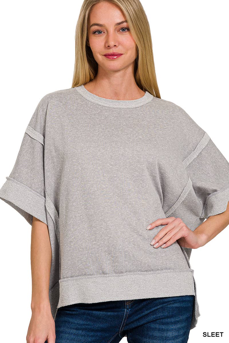 Summer to Fall Lite Grey Top