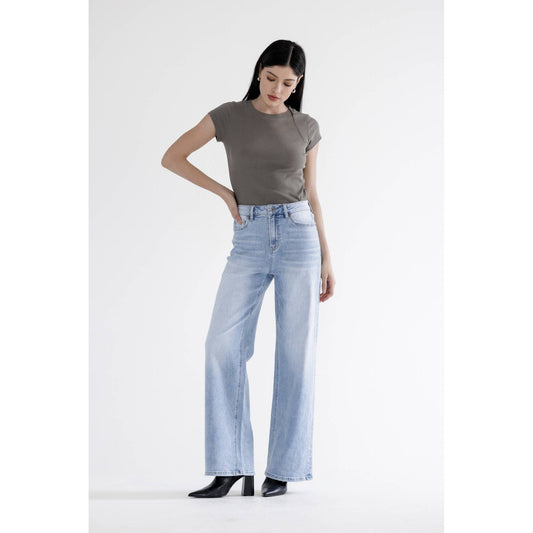 Daybreak Wide Leg Denim Jeans