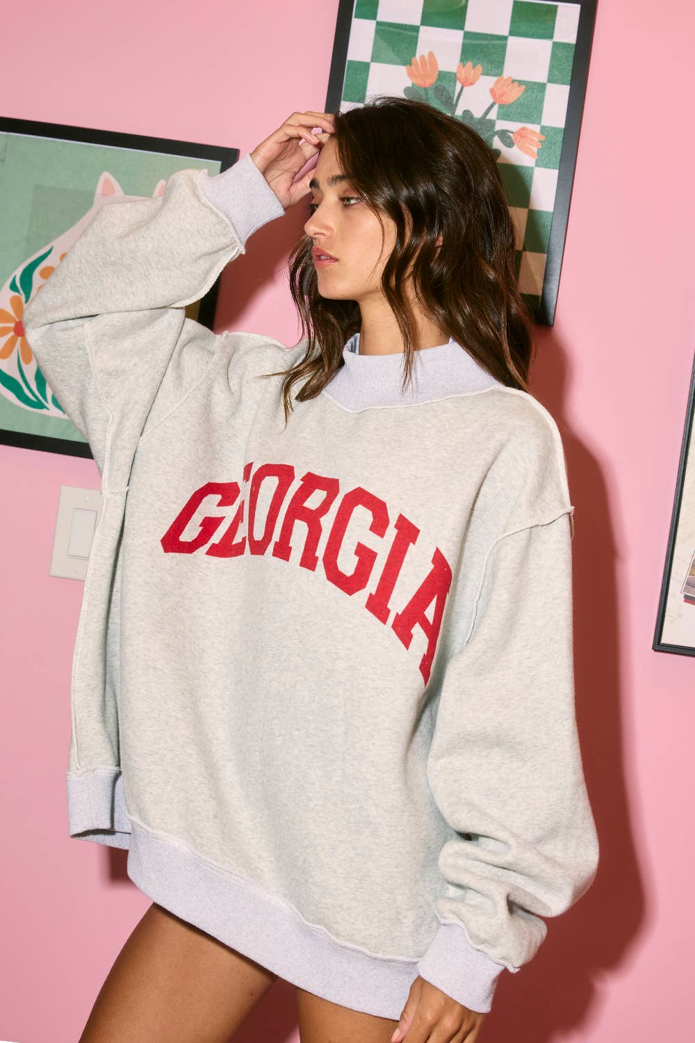 Georgia/GA Reversible Mockneck