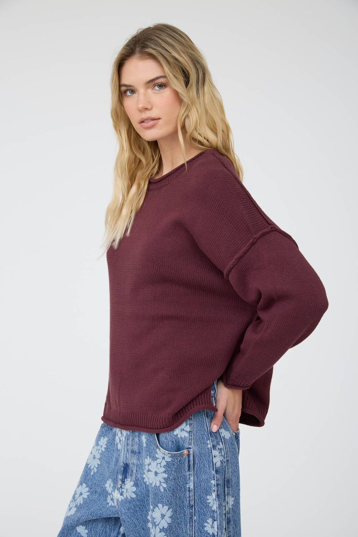 Maroon Days Sweater