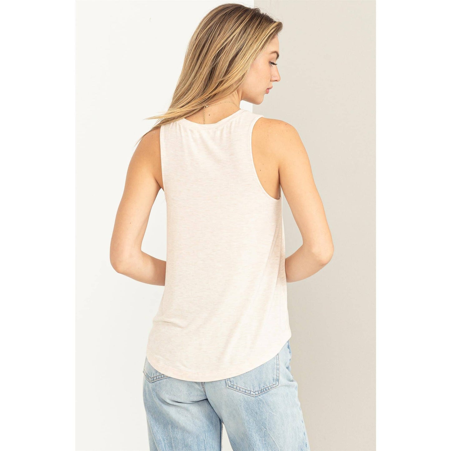 Loose Cream Tank