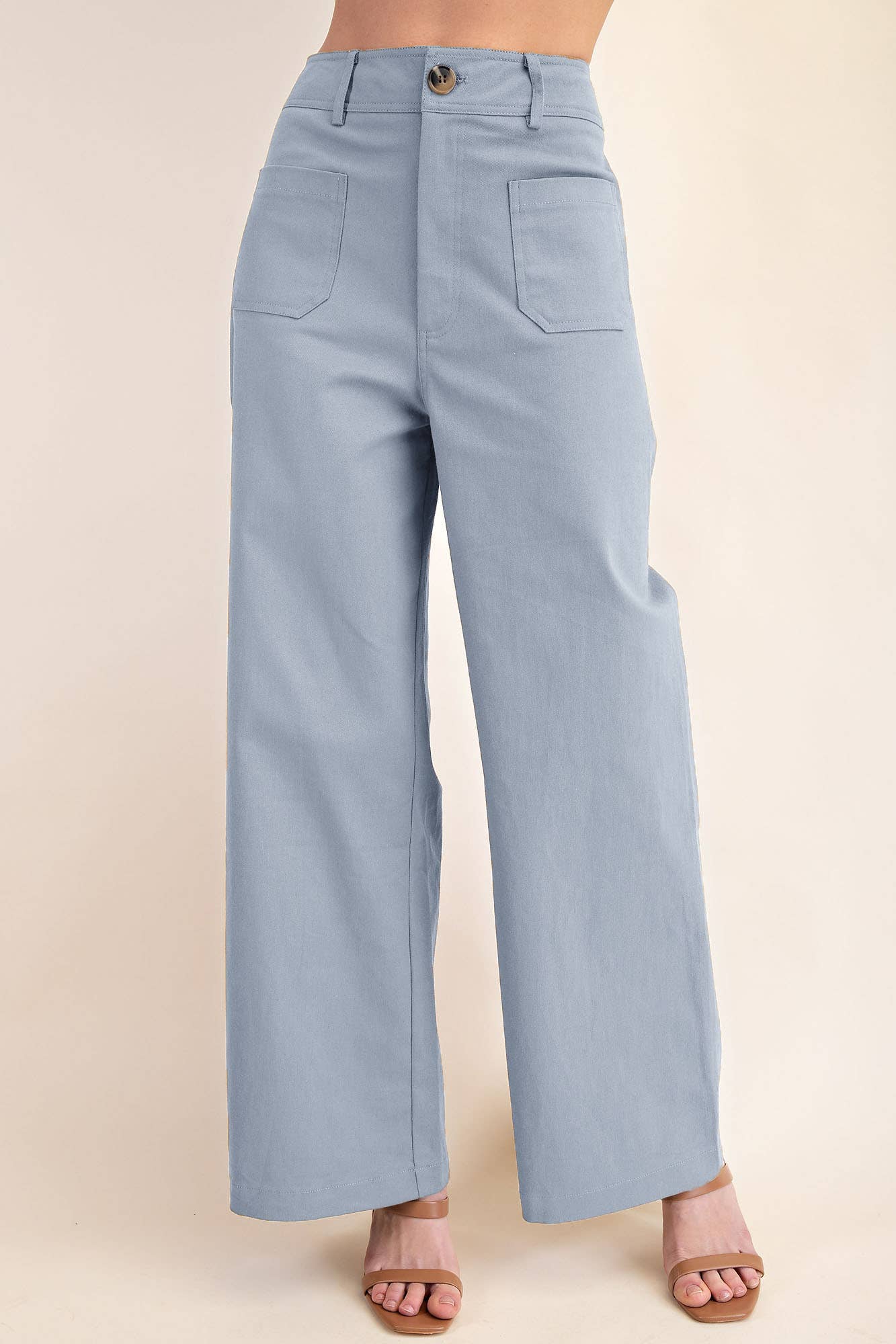 Harbor Blue Wide Leg Pants