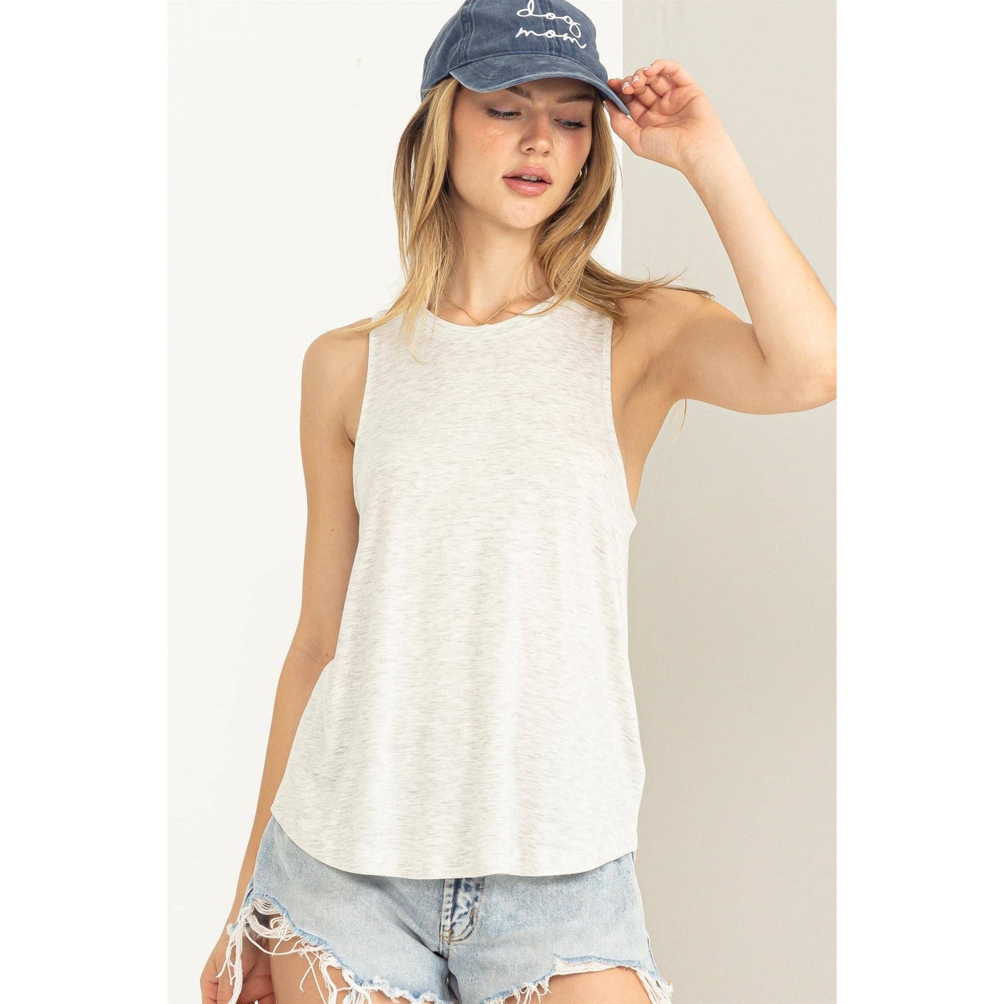 Loose Cream Tank