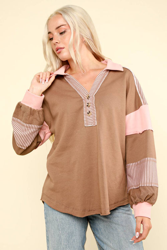 Mocha Savannah Top