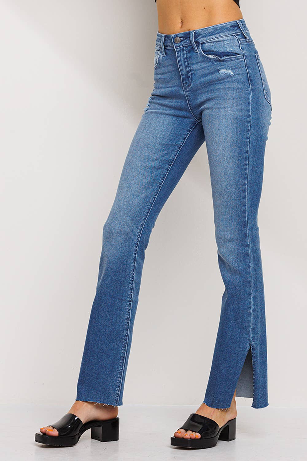 Split Decision Denim Jeans